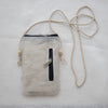 Upcycled plastic phone sling pouch | Black